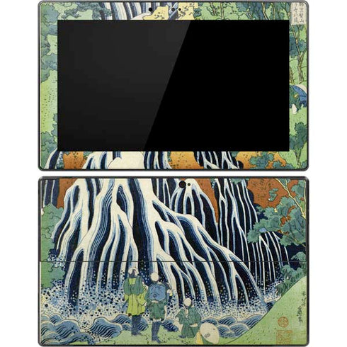 Hiroshige Kirifuri Falls in Kurokawa Mountain Surface Pro Tablet Skin